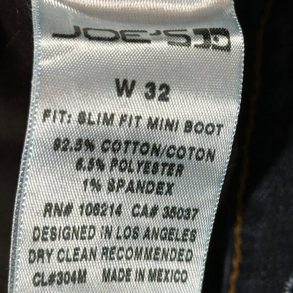 Joes Jeans Womens 32 Slim Fit Mini Boot Cotton Stretch Pockets Fray Hem - Picture 9 of 11
